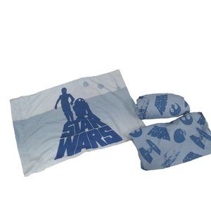 Vintage Lucasfilm StarWars fitted sheet, flat sheet and pillow case set READ